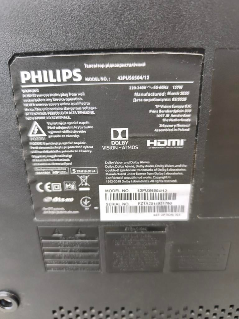 Smart tv Philips, Enlèvement, Philips, Smart TV