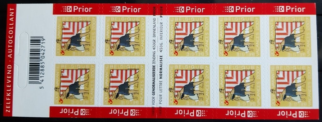 Belg jaar 2007 cob nr B75 MNH, Ophalen of Verzenden, Postfris, Postfris