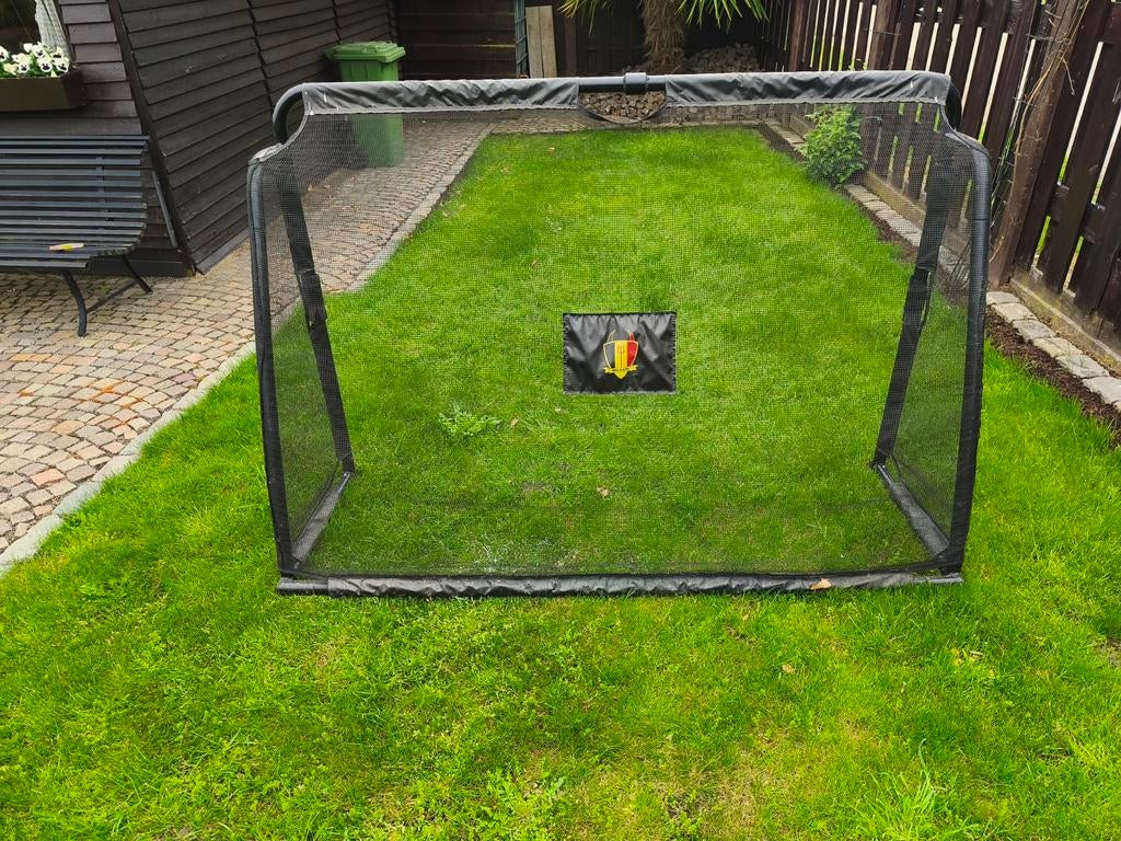 Voetbalgoal zwart mi, Sport en Fitness, Ophalen
