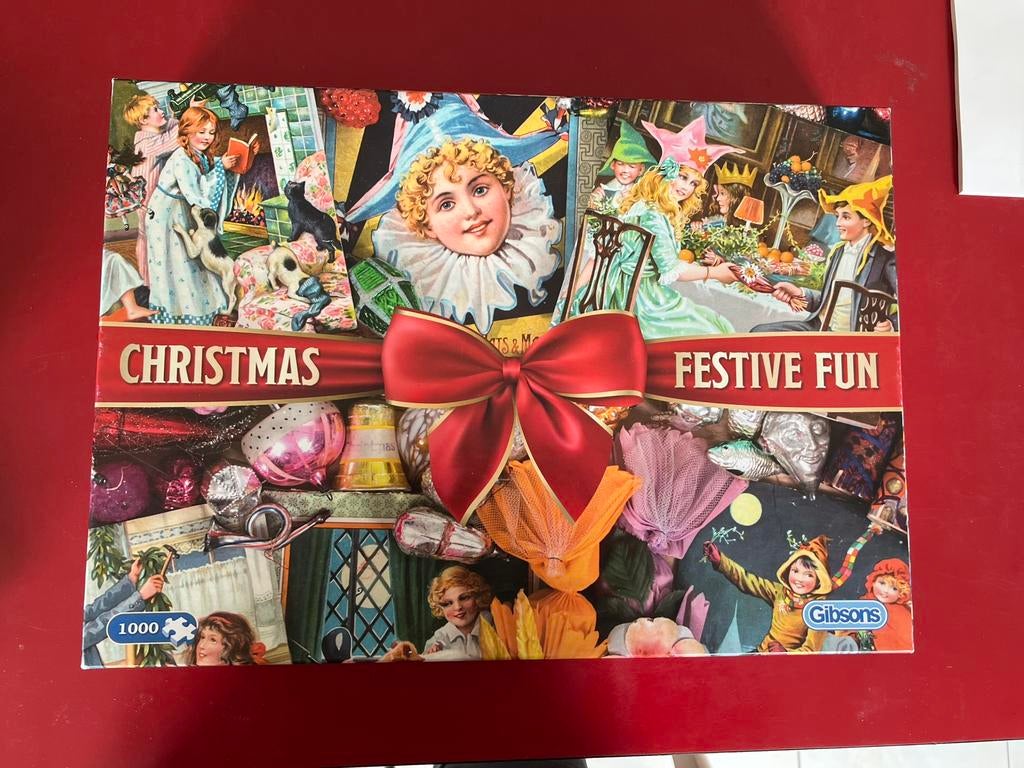 Gibsons puzzel. Christmas festive fun. 1000 stukjes, Ophalen of Verzenden