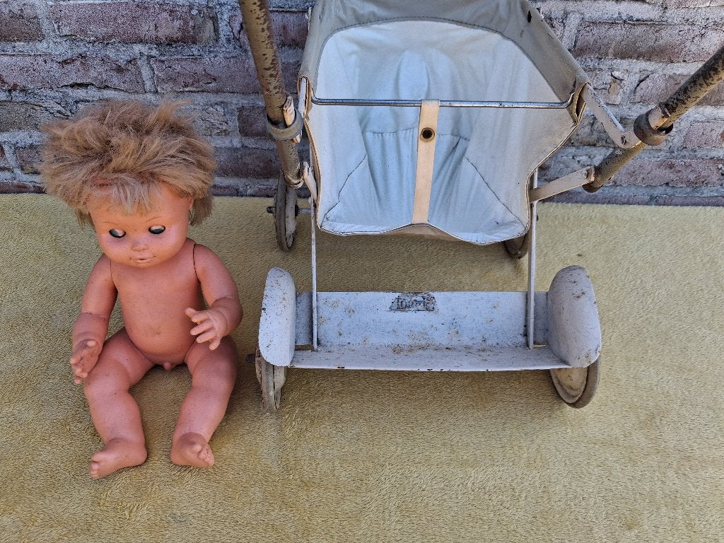 ancienne poussette pour poupée TORCK, Antiquités & Art, Enlèvement