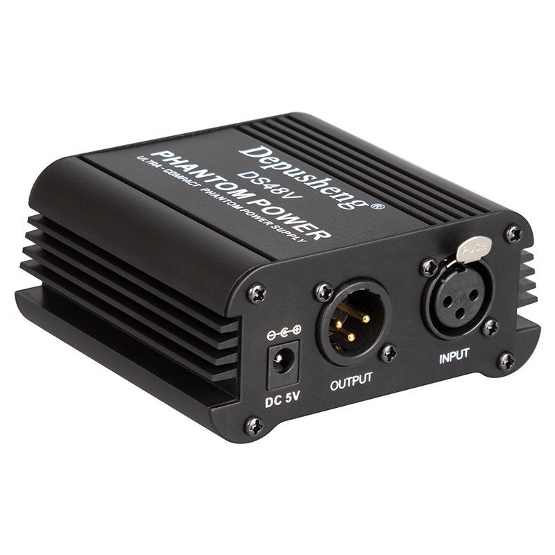 Alimentation fantôme USB 1 canal 48 V avec adaptateur,  XLR, Enlèvement ou Envoi, Comme neuf