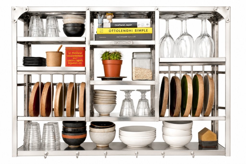 LUXE afdruiprekplanken — 77107 cm - BOMBAY, Huis en Inrichting, Woonaccessoires | Etagères, Nieuw, Etagère, Metaal, Verzenden