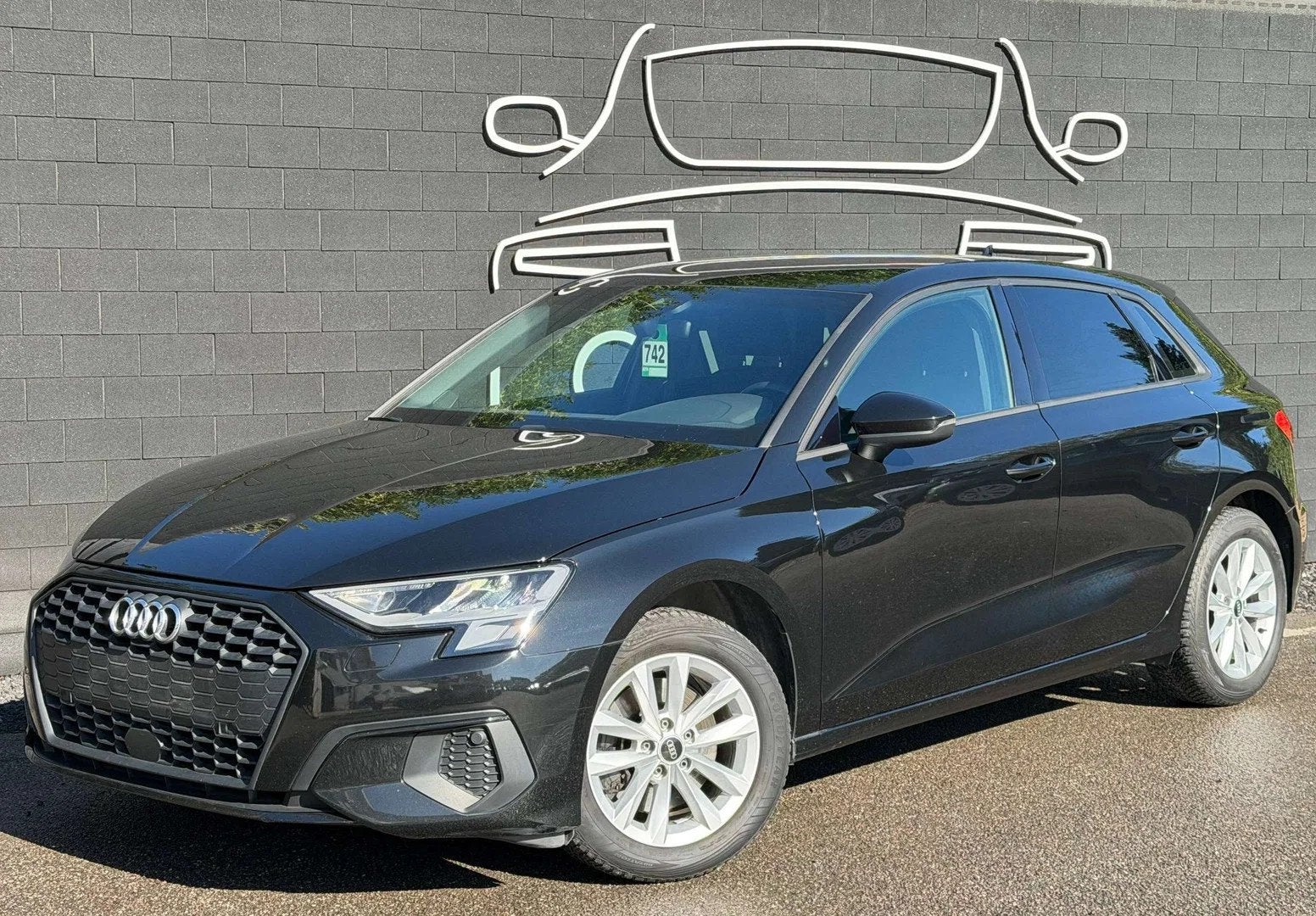 Audi A3 Sportback 30 TDi+GARANTIE 1 AN+AIRCO+NAVI+JANTES+EUR, Achat, Euro 6, Noir, 5 portes