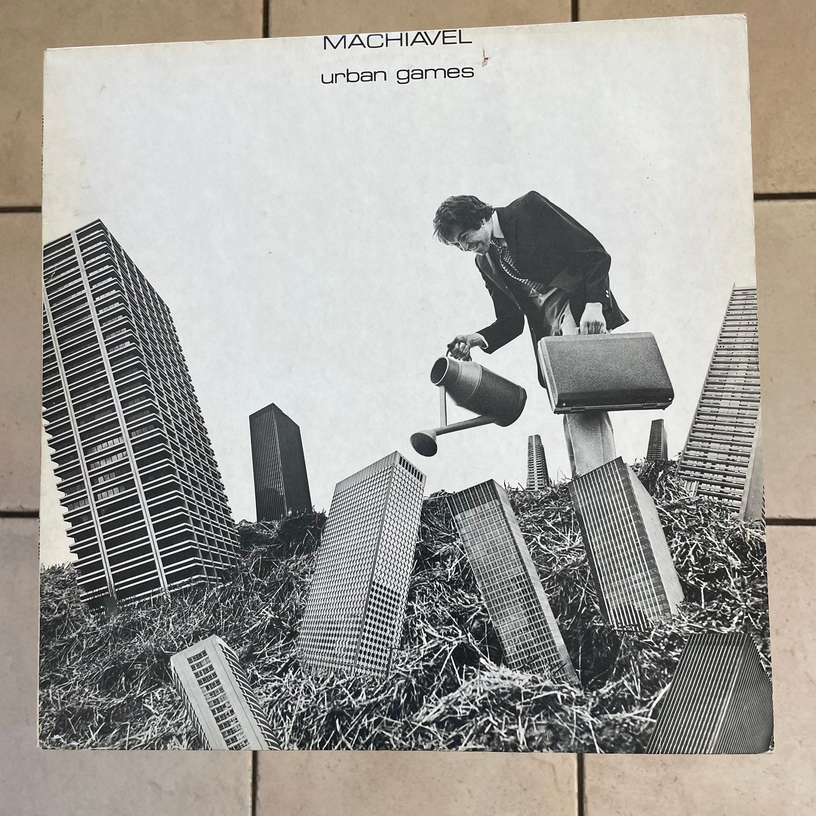 Machiavel – Urban Games – Vinyle LP original 1979 – Harvest, CD & DVD, Pressage original, Enlèvement ou Envoi, Utilisé