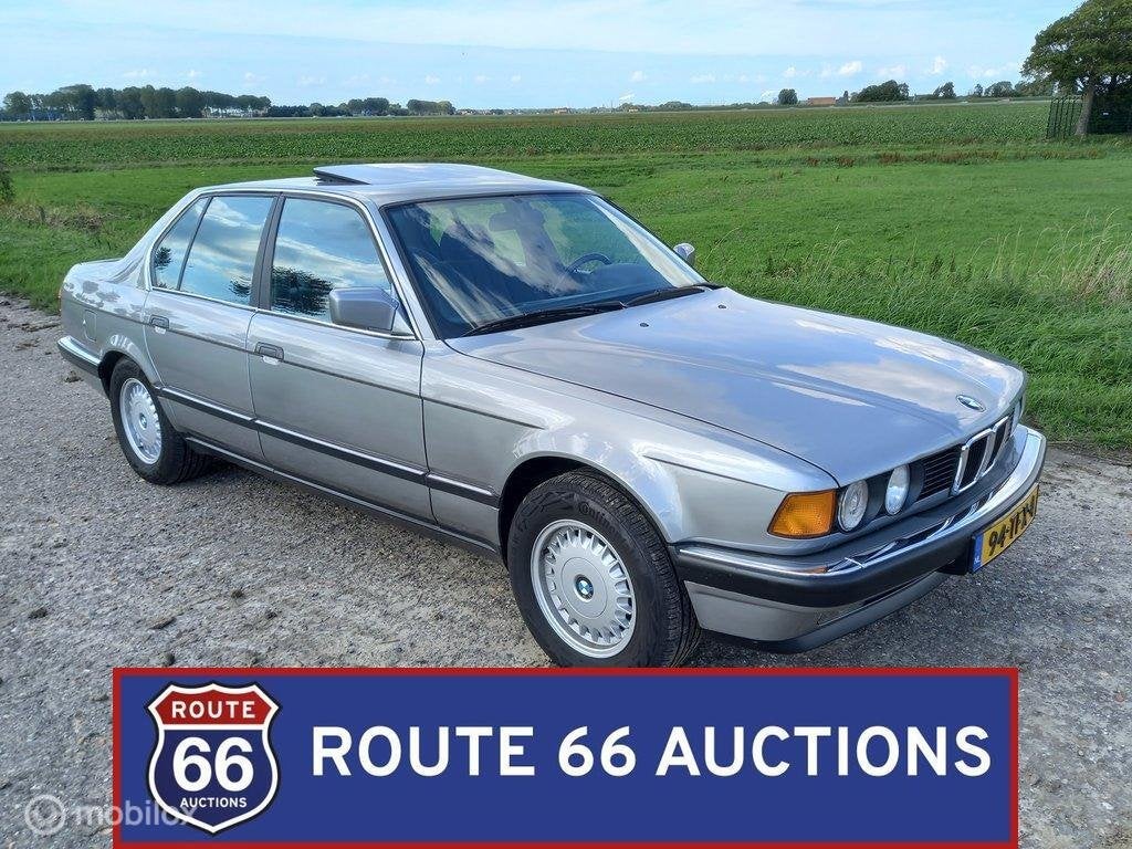 BMW 735i | 1987 | Route 66 Auctions, Autos, Achat, Entreprise, Boîte manuelle, Autre carrosserie