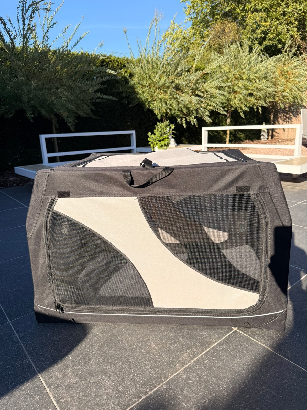 Trixie Mobile Kennel Vario 40 M-L – opvouwbare hondenbench, Dieren en Toebehoren, Ophalen, Zo goed als nieuw