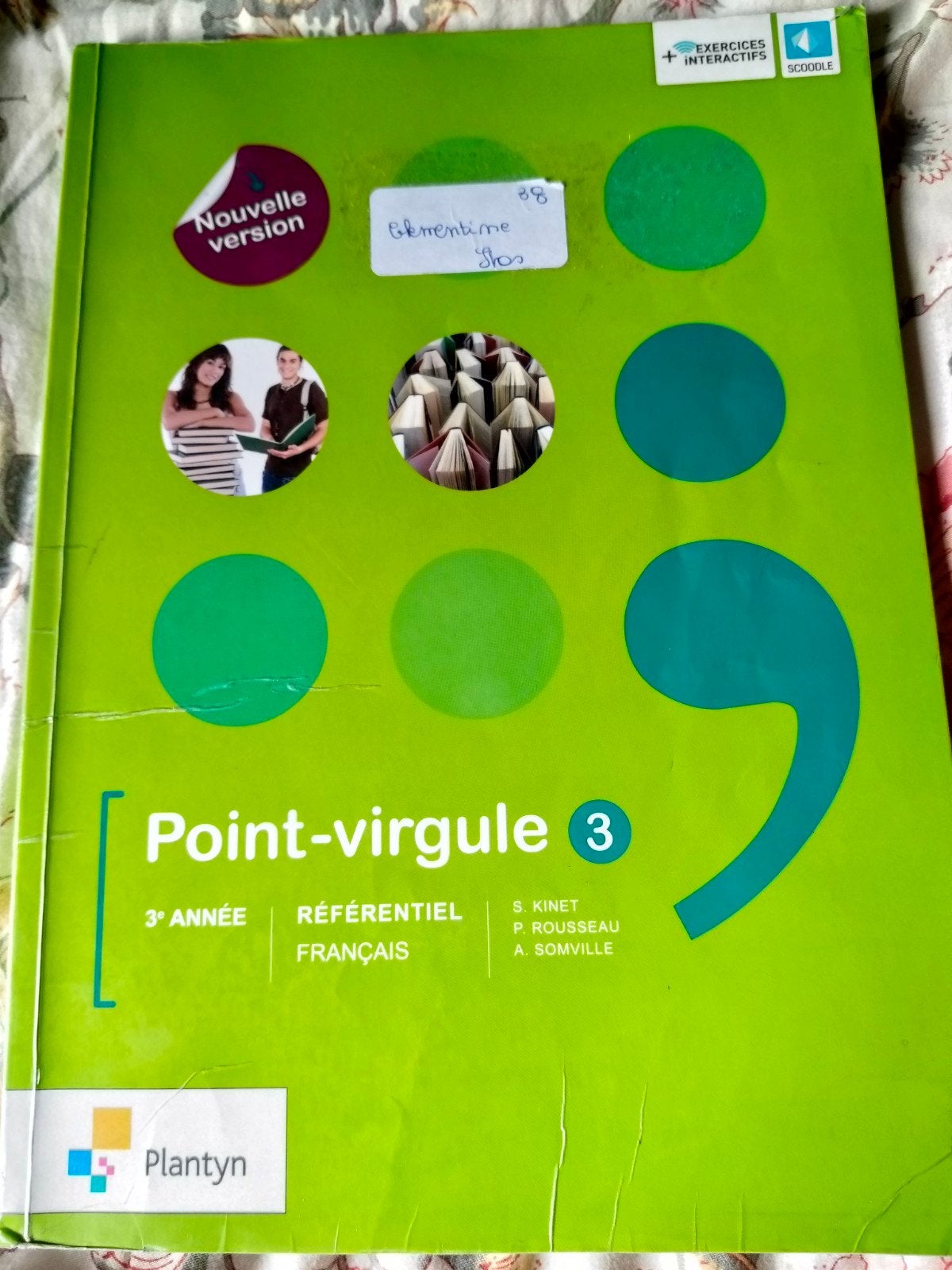 Point Virgule : référentiel de français 3e secondaire, Livres, Enlèvement, Secondaire, Français
