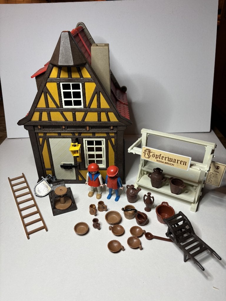 Playmobil 3455 La maison de Potter 1982, Enfants & Bébés, Enlèvement ou Envoi, Bâtiment, Autres séries, Kit complet