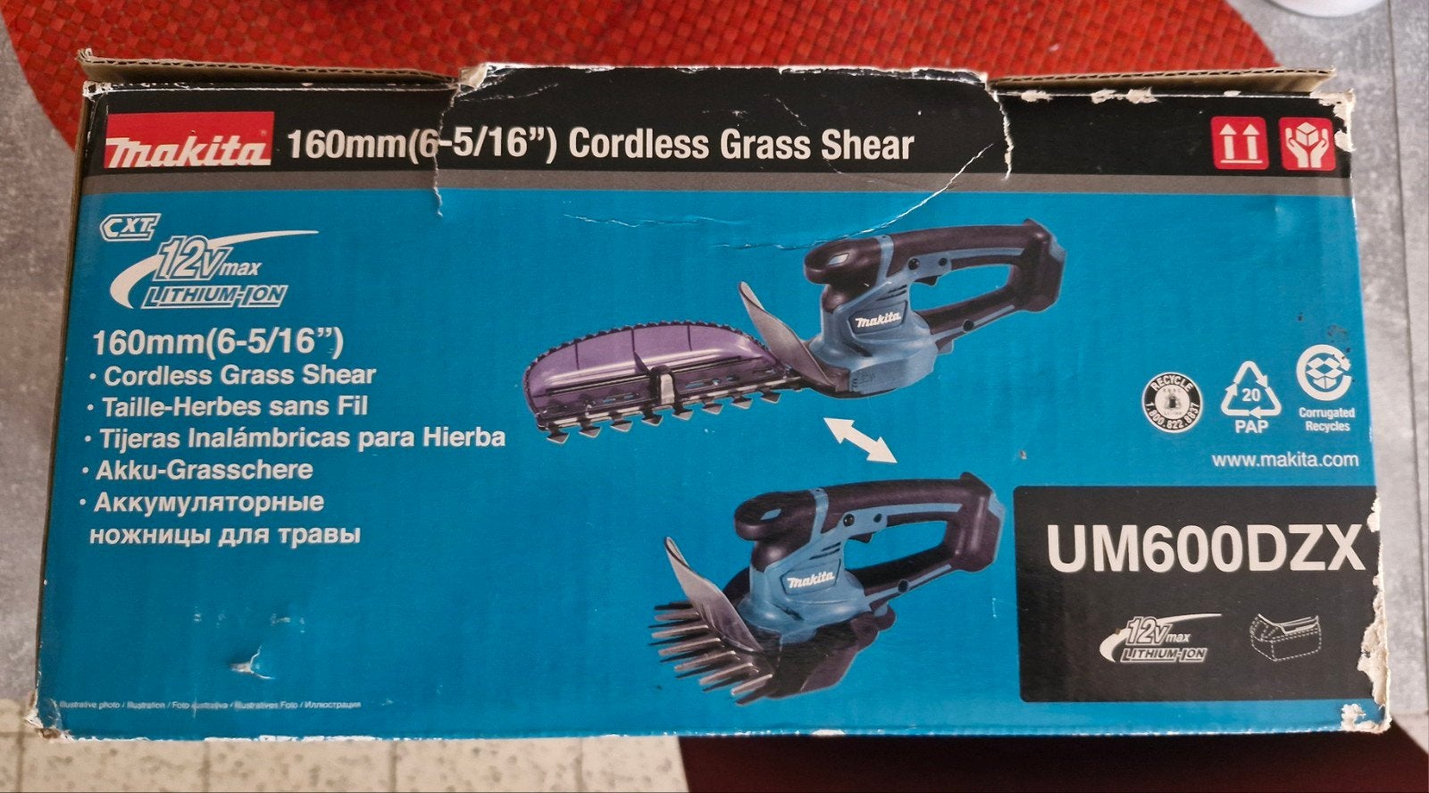 Makita handheggenschaar op batterijen, Doe-het-zelf en Bouw, Ophalen, Nieuw, Minder dan 600 watt, Overige typen