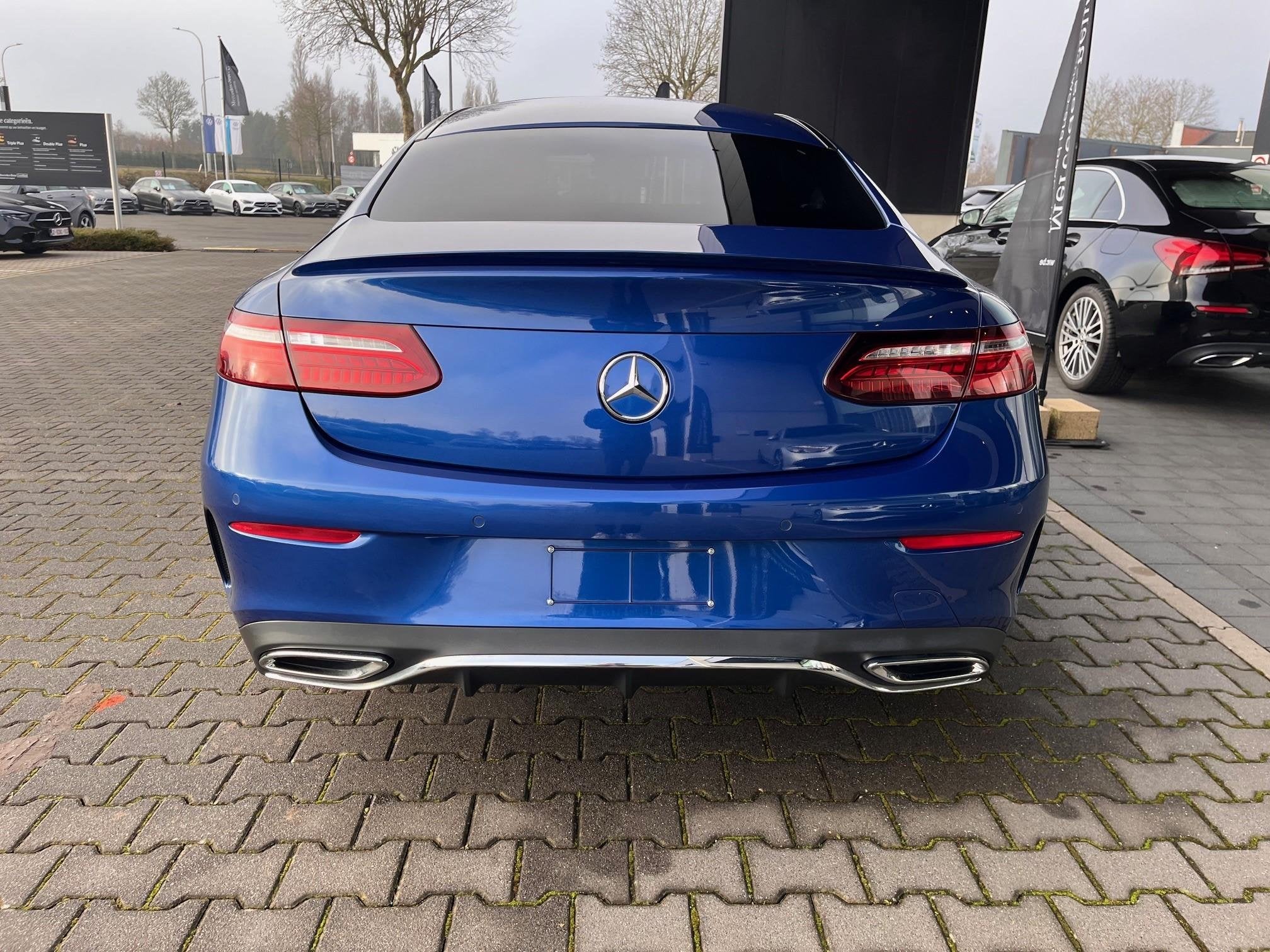 Mercedes-Benz E-klasse Coupé 220 d Amg/Pano, Auto's, Automaat, 4 zetels, Zwart, 4 cilinders