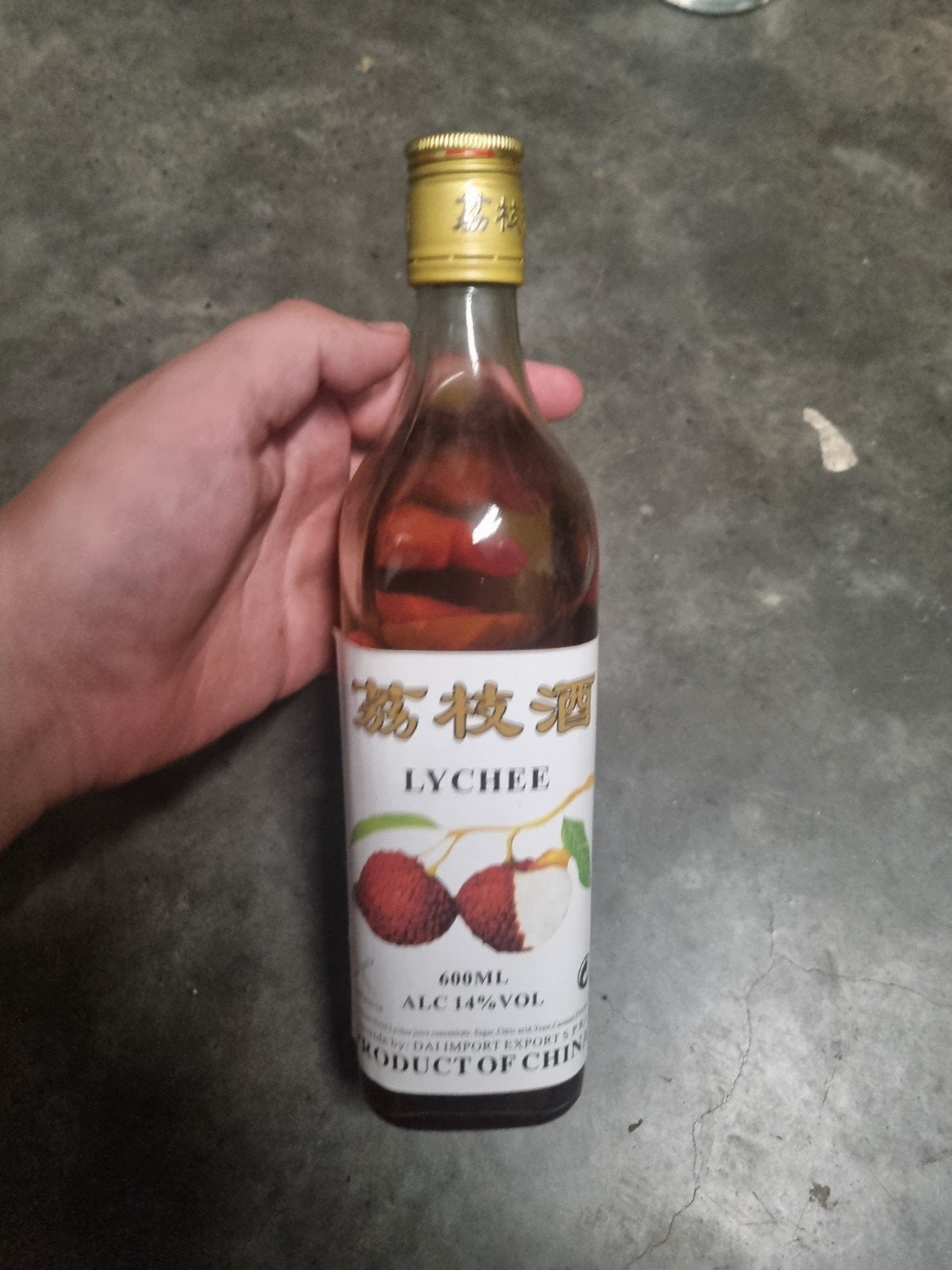 lychee drank 14% alcohol, 600 ml, Diversen, Ophalen