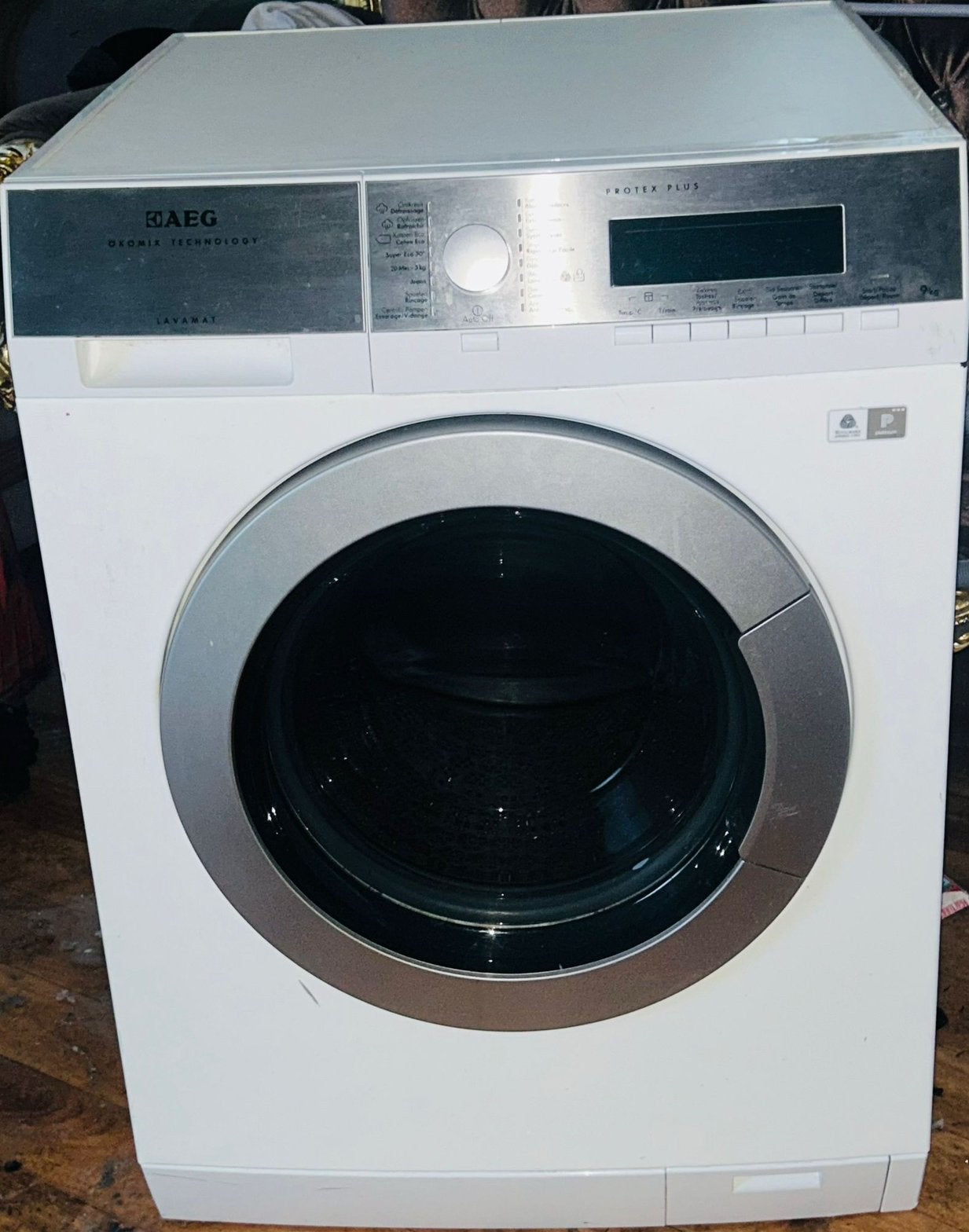 AEG WASMACHINE 9kg A+++, 8 tot 10 kg, Ophalen, Zo goed als nieuw