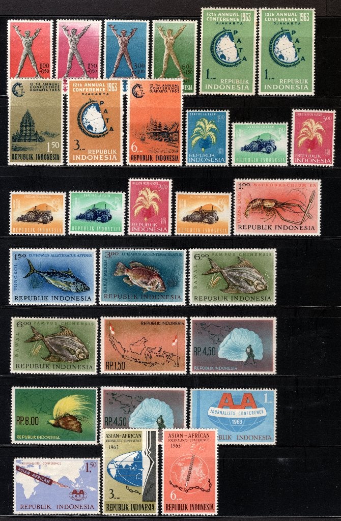 INDONESIE Année 1963 MH, Envoi, Non oblitéré, Asie du Sud