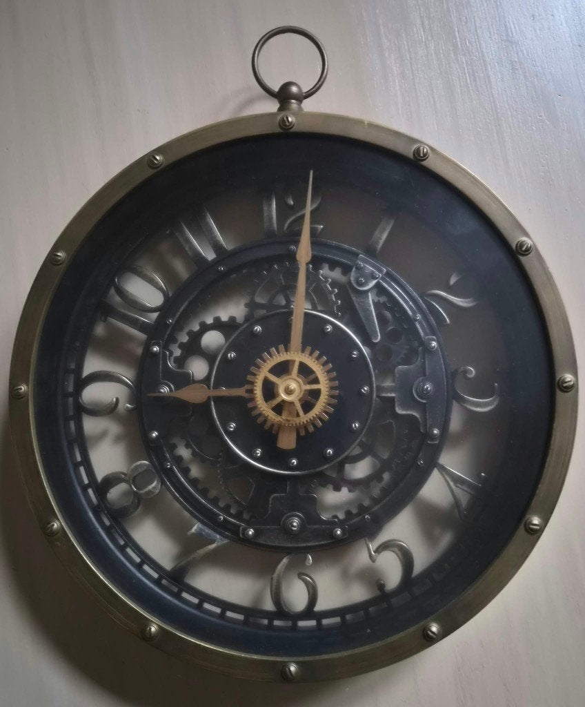 Horloge murale style montre à gousset JJA – Ø 27 cm, Industriel, Enlèvement, Horloge murale, Autres couleurs