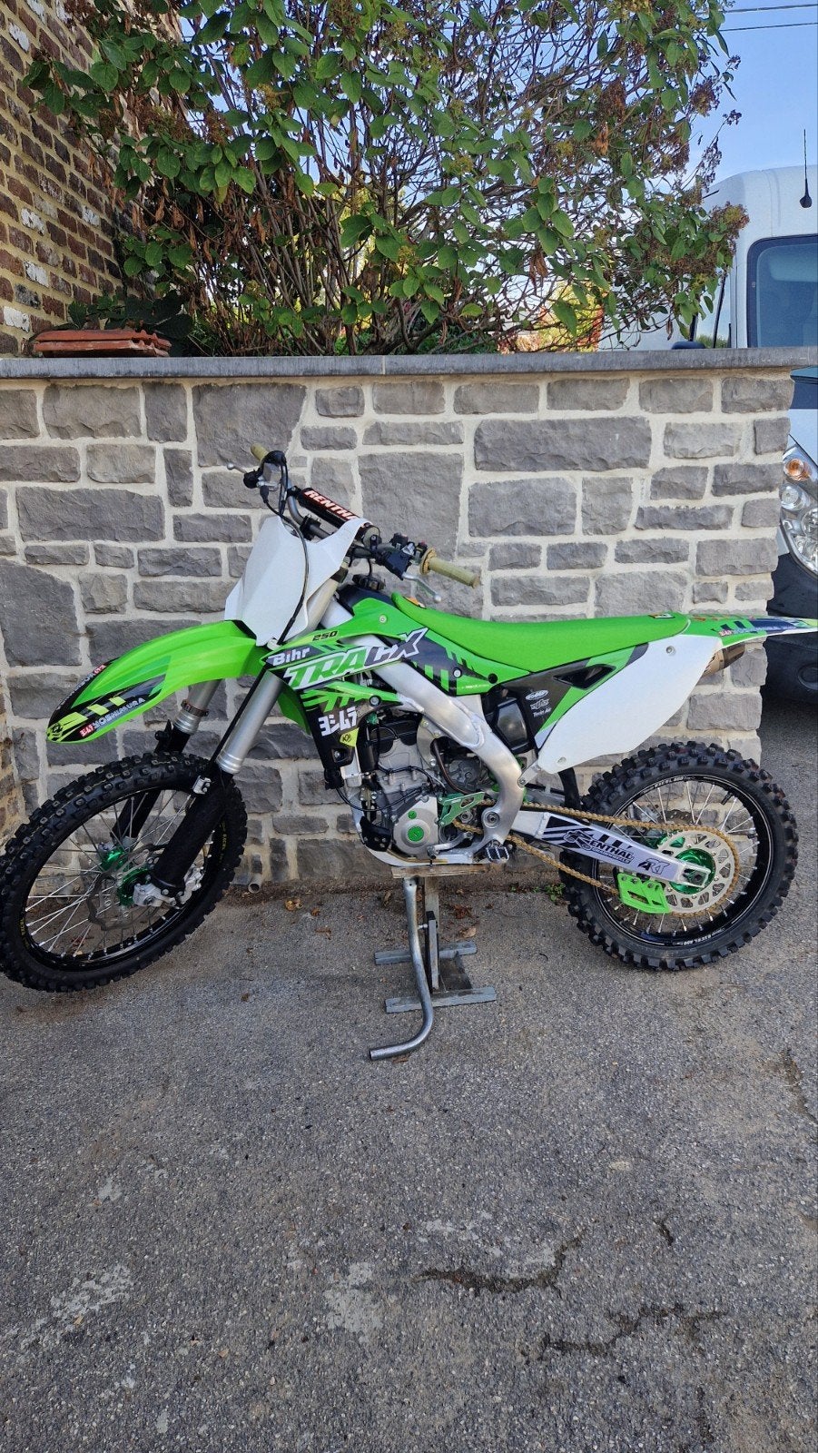 KXF 250 2015, Enlèvement