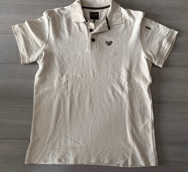 Polo PME Legend maat M (yv012), Kleding | Heren, Maat 48/50 (M), Beige, Ophalen of Verzenden, Zo goed als nieuw