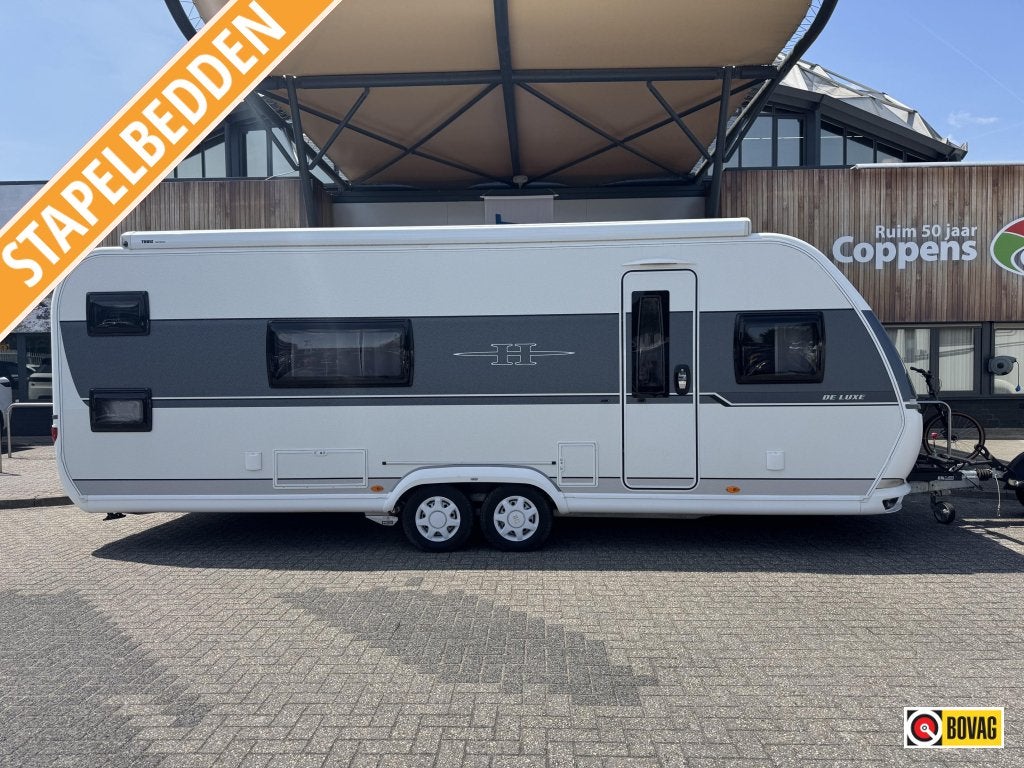Hobby De Luxe 650 KFU, 6 à 7 mètres, Lit dans la longueur, Hobby, Jusqu'à 6