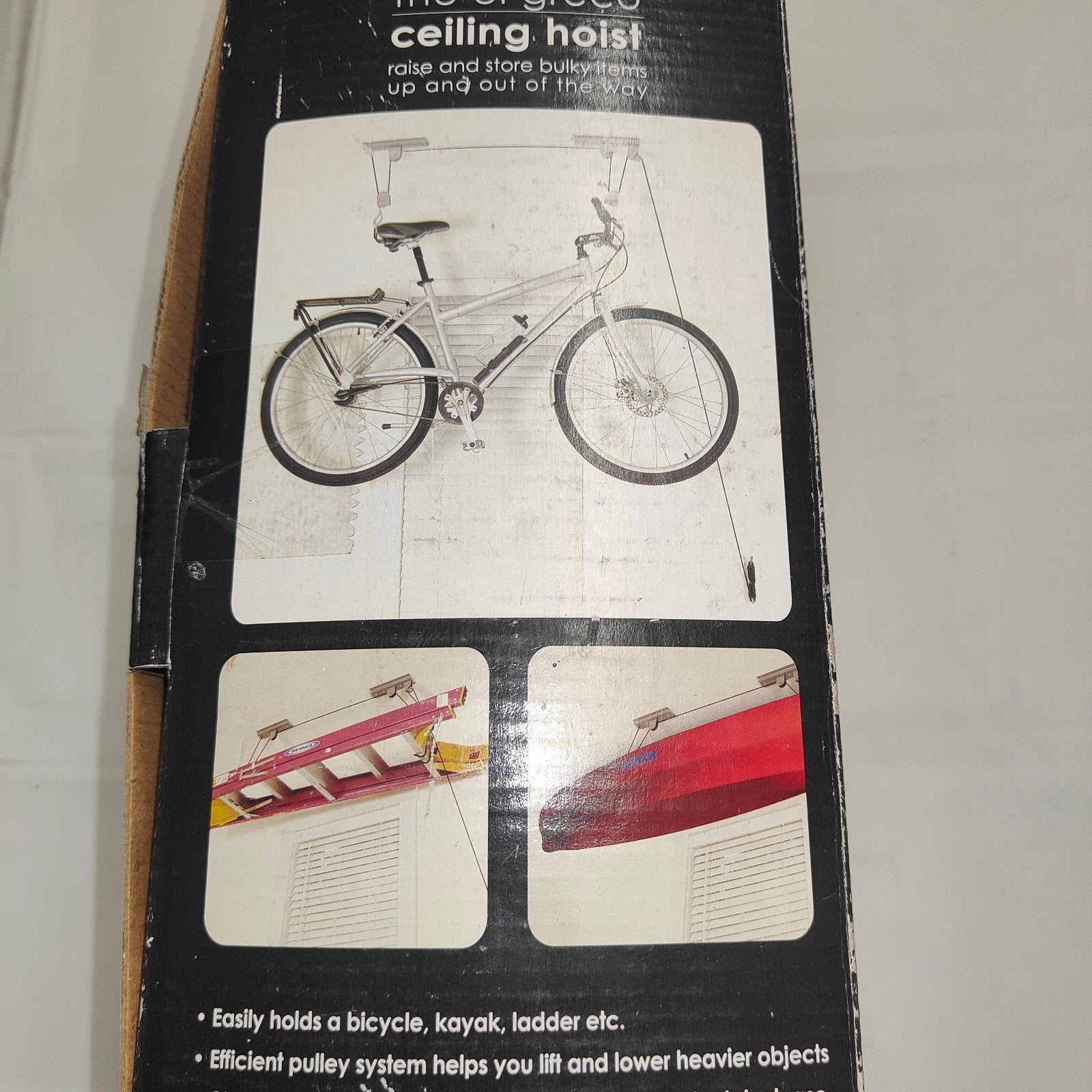 Nouveau support plafond avec poulies et corde., Vélos & Vélomoteurs, Enlèvement