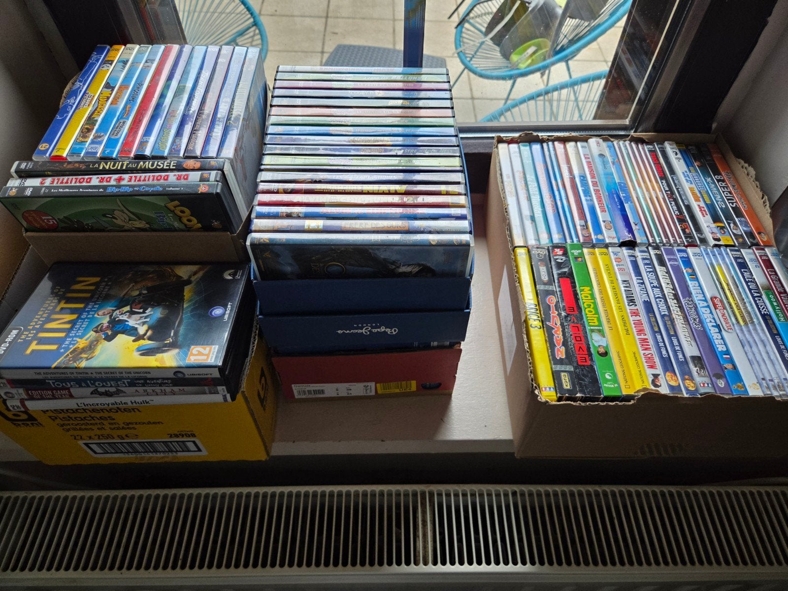 gros lot de dvd 80 dvd enfants+ 44d vd adultes, Enlèvement