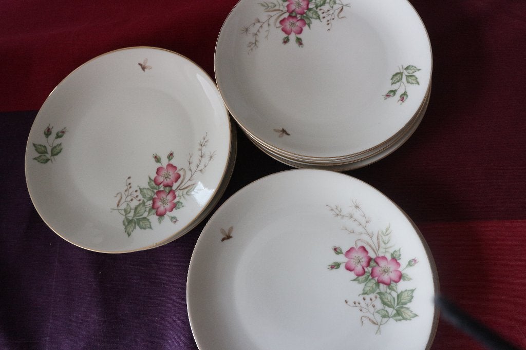 Porcelaine Schirnding  11 assiettes desserts, Ophalen