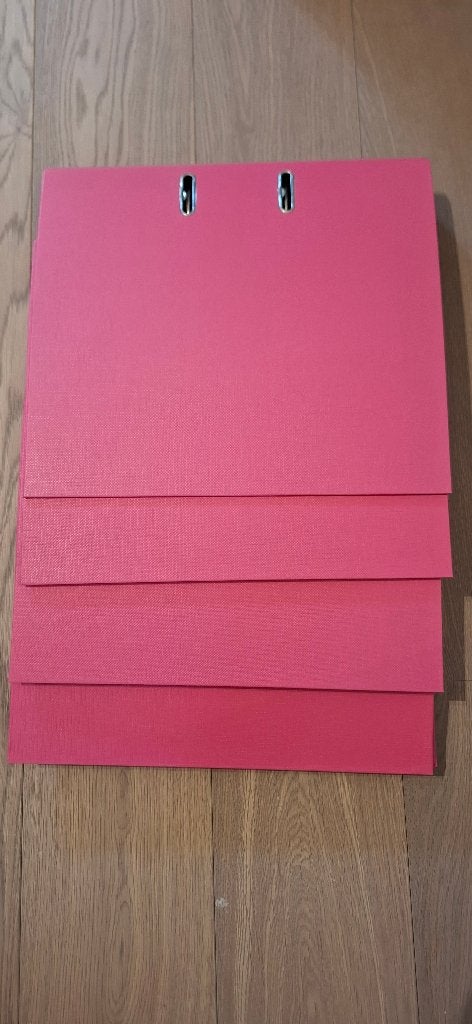 4 stuks A4 mappen 50mm roze, Ophalen, Nieuw