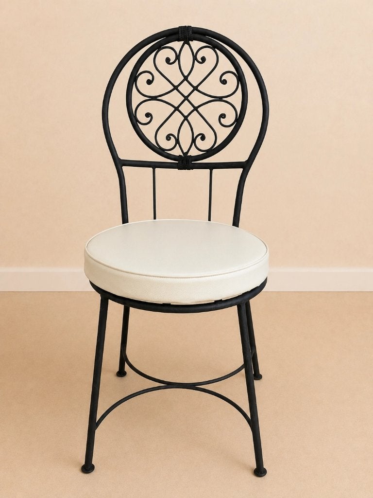 Chaises en fer forgé, Maison & Meubles, Chaises, Neuf, Autres matériaux, Noir, Enlèvement ou Envoi