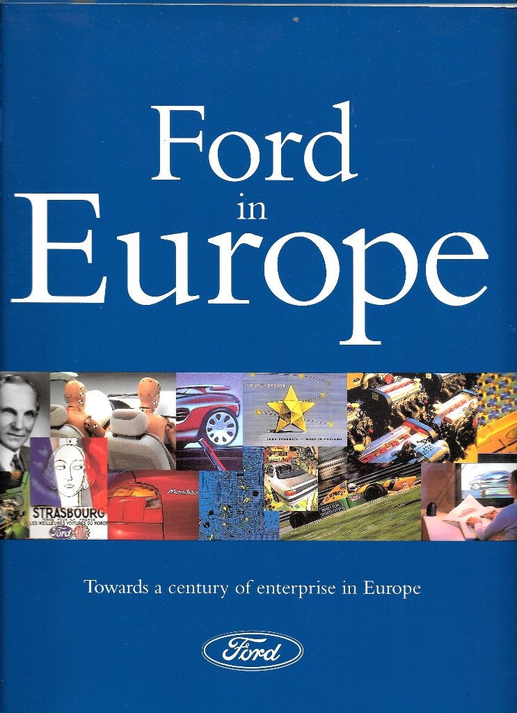"FORD IN EUROPE", Enlèvement ou Envoi, Comme neuf, Ford