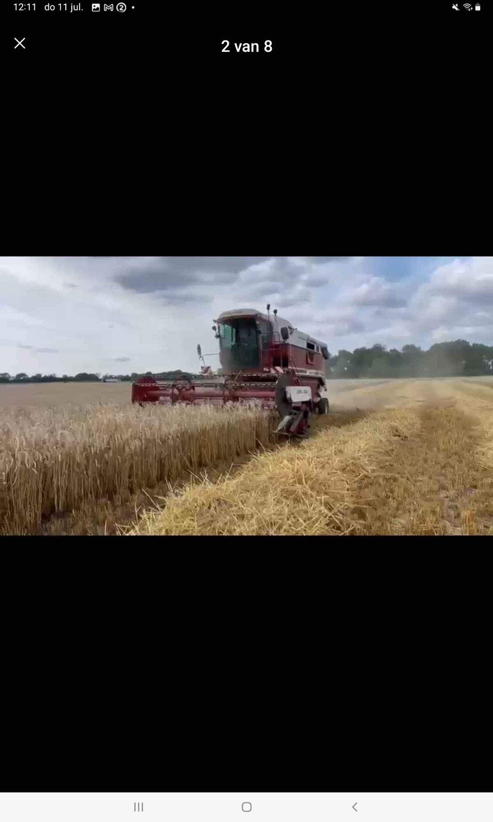 2 moissonneuses-batteuses à vendre Newholland 1550 avec coll, Enlèvement