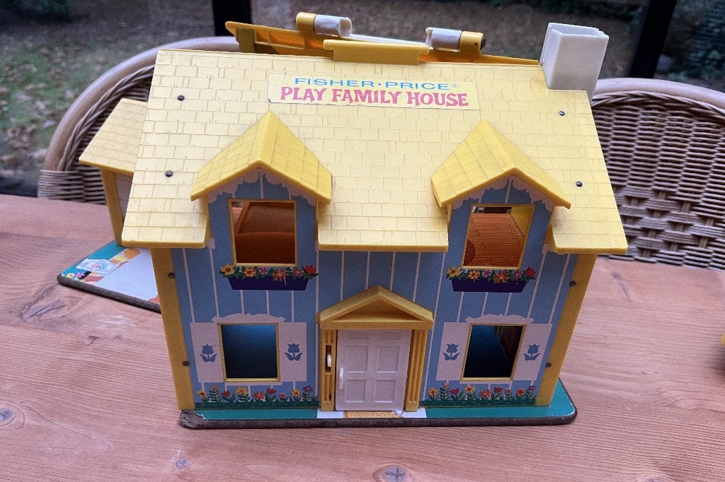 Collectie Fisher price: huis, stad, trein, bus, dieren, ..., Ophalen, Gebruikt, Auto of Voertuig, Met geluid