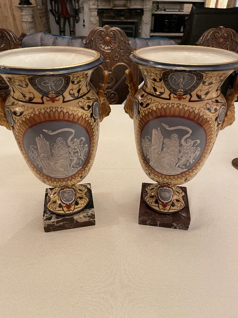 2 grote antieke vazen vaas, Ophalen