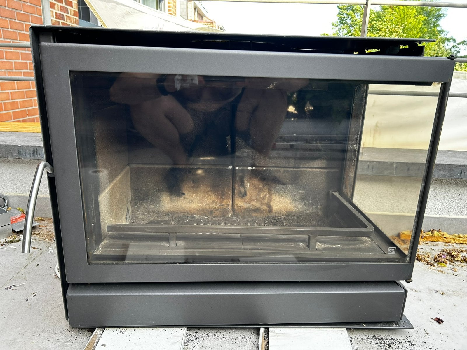 Insert à bois (chemineé) Bodart & Gonay, 10kW, panoramique, Enlèvement, Utilisé, Insert, Cheminée au bois