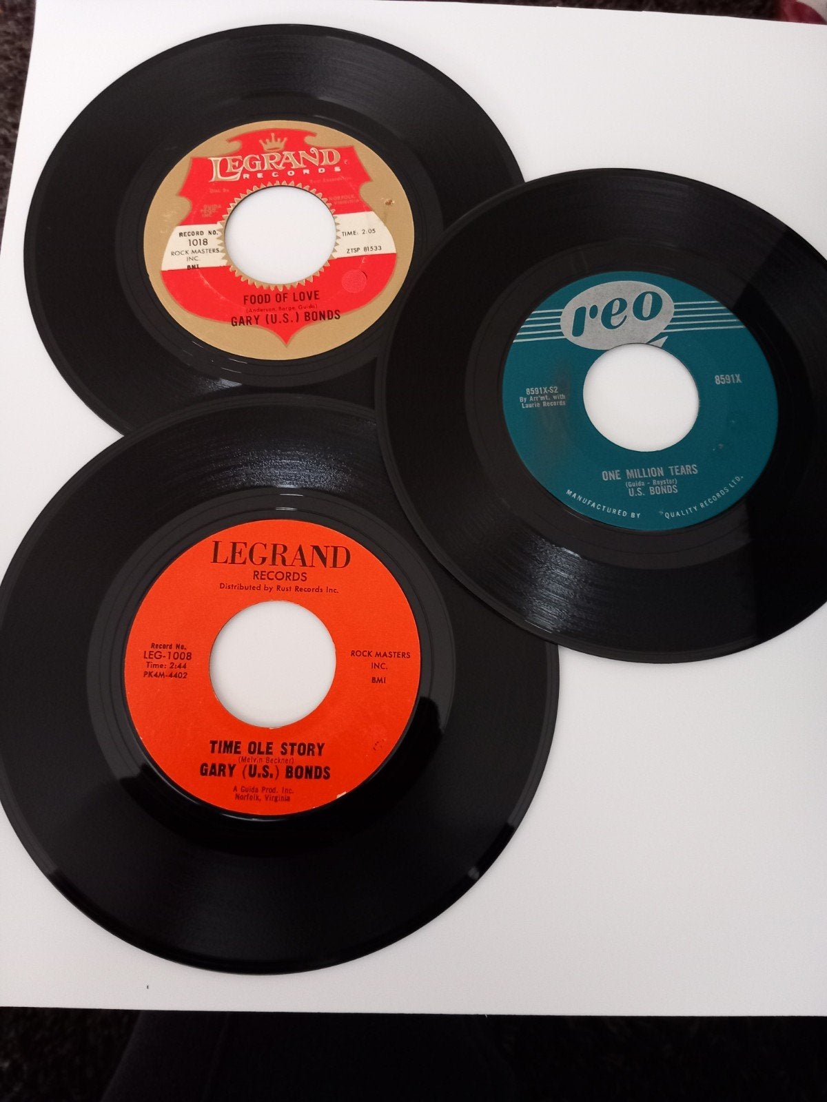 GARY ( U.S.) BONDS .  60s R&B  3 X 45T, Enlèvement ou Envoi, R&B