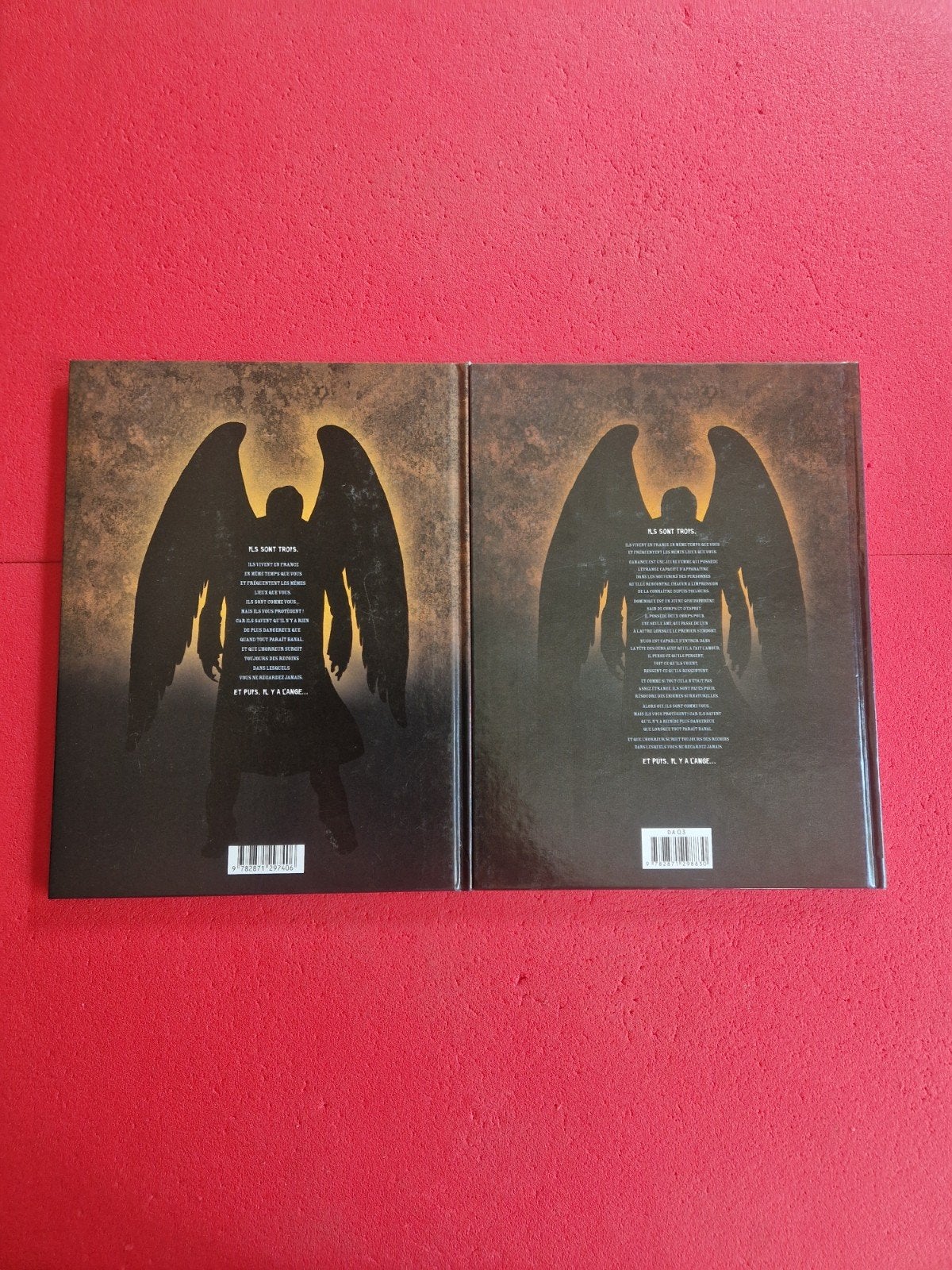 lot de 2 bd trois et l ange 1 et 2,EO, Enlèvement ou Envoi