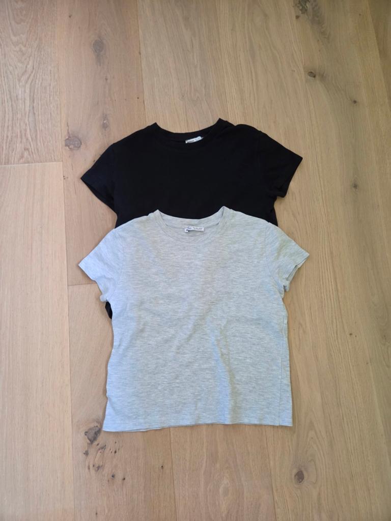 T-shirts Bershka - maat S, Overige kleuren, Zo goed als nieuw, Korte mouw, Maat 36 (S)