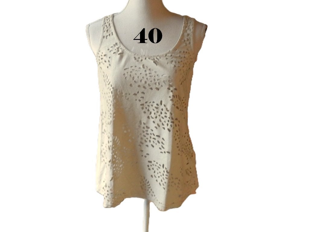 (111) - top femme t.40 beige - in extenso -, Kleding | Dames, Maat 38/40 (M), Beige, Ophalen of Verzenden, Zo goed als nieuw