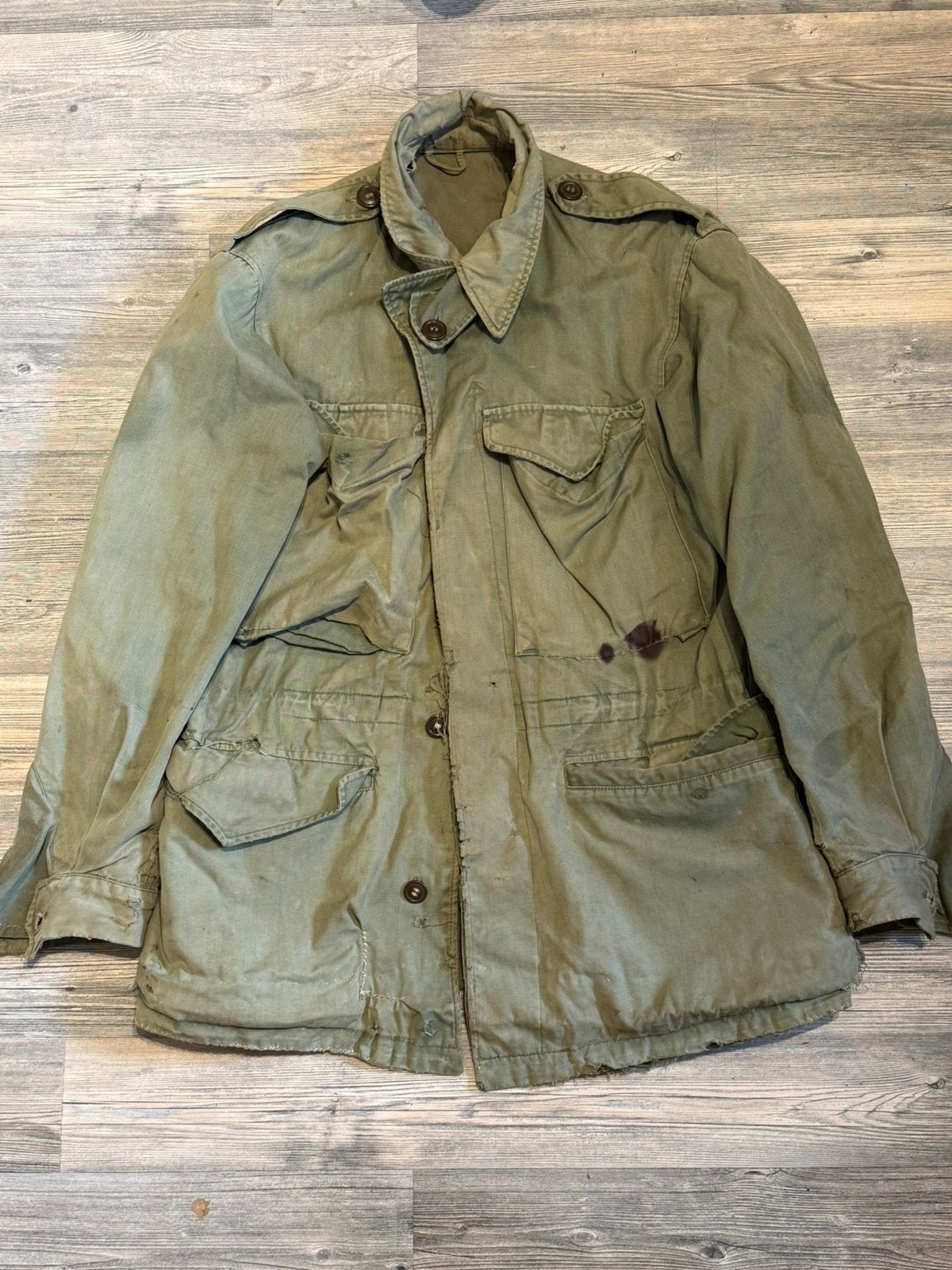 Amerikaanse M43 Combat Jas ww2, Verzamelen, Militaria | Tweede Wereldoorlog, Ophalen of Verzenden, Landmacht, Kleding of Schoenen