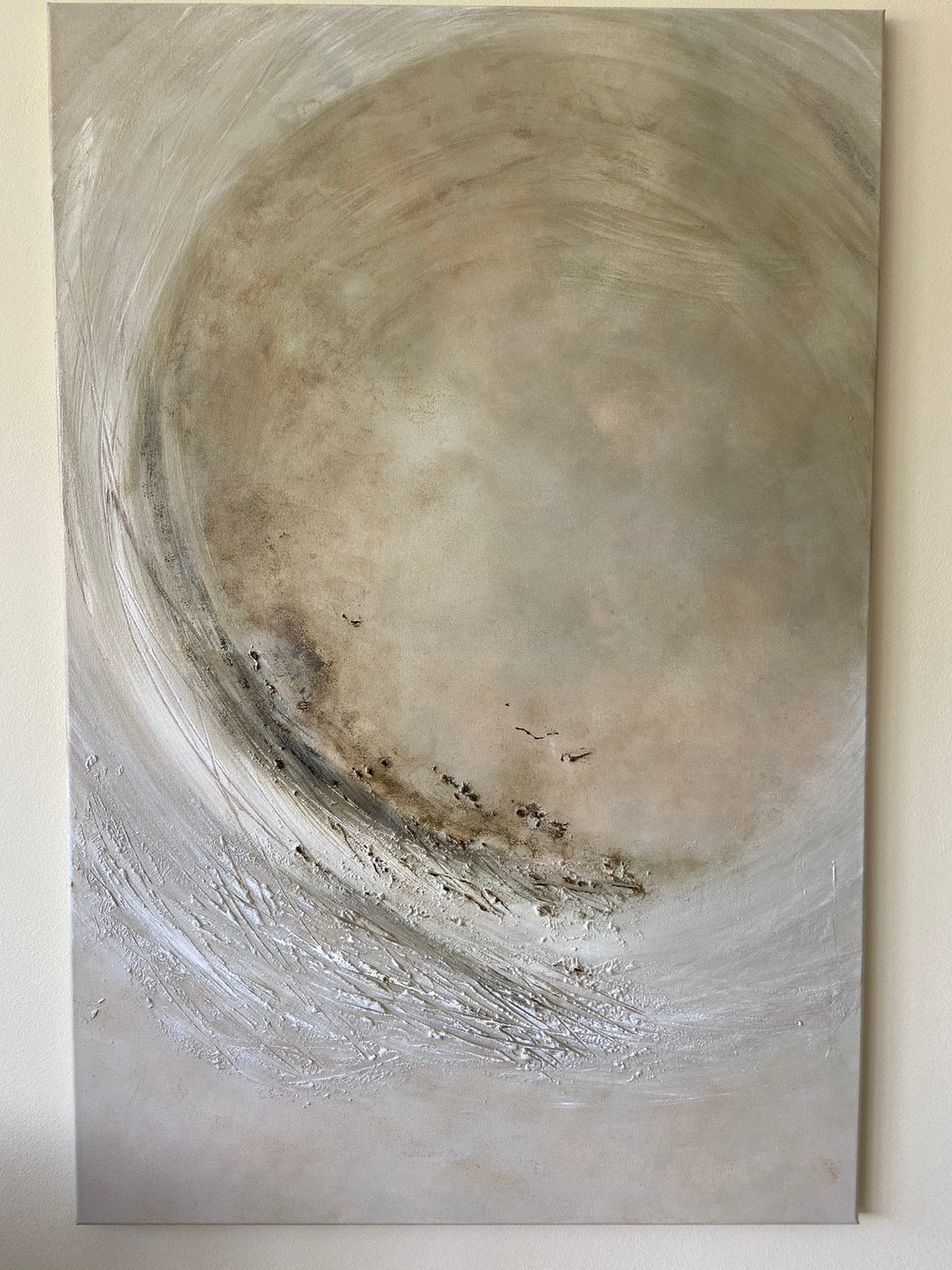 60x90cm | Acryl en 3D-pasta. Ik ben de schilder ‍, Ophalen of Verzenden