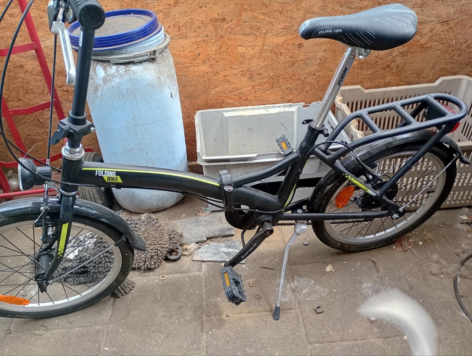 Plooifiets, Ophalen