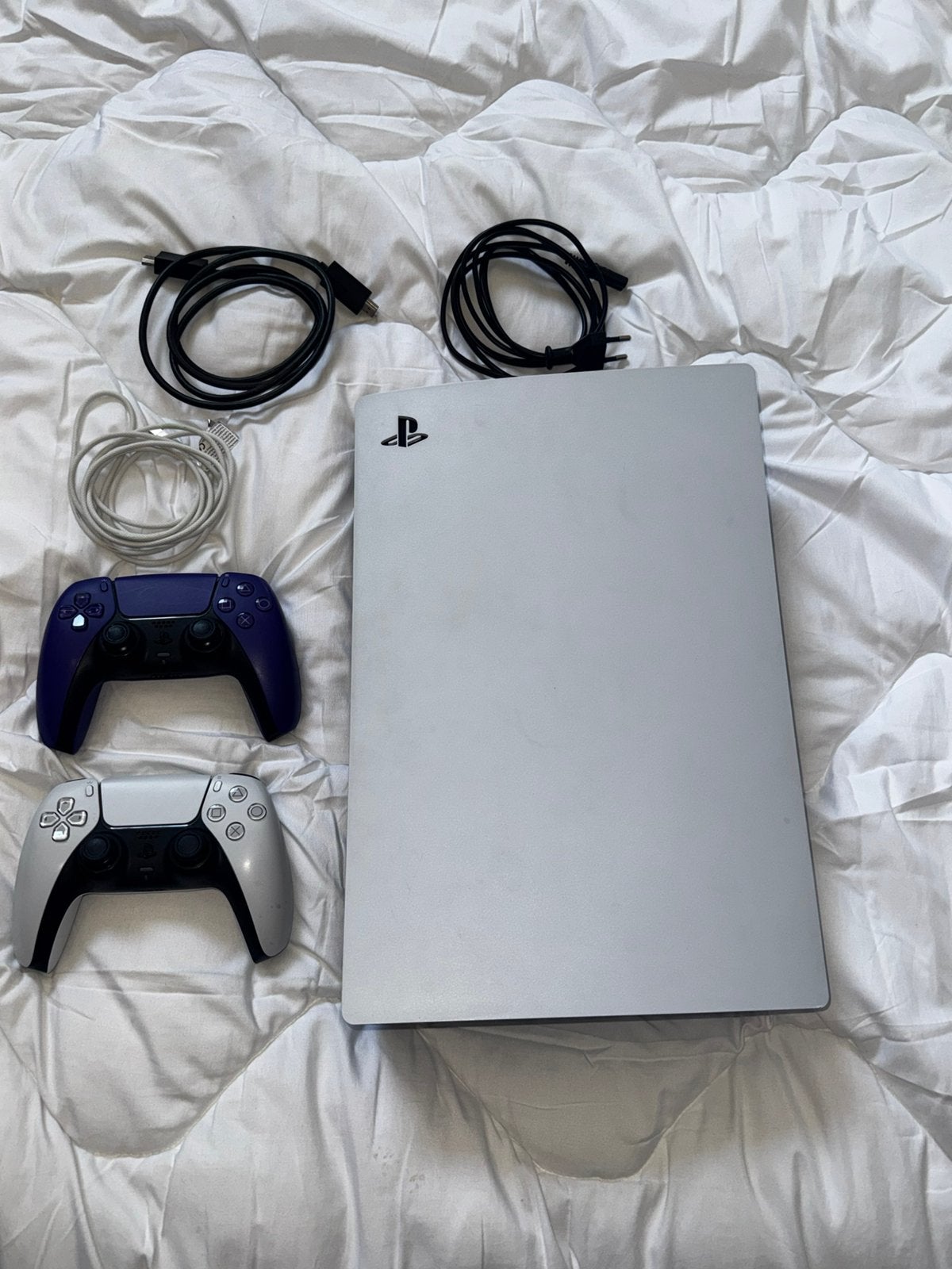 PlayStation 5 + 2 Manettes + Tous les câbles, Enlèvement, Comme neuf, Playstation 5