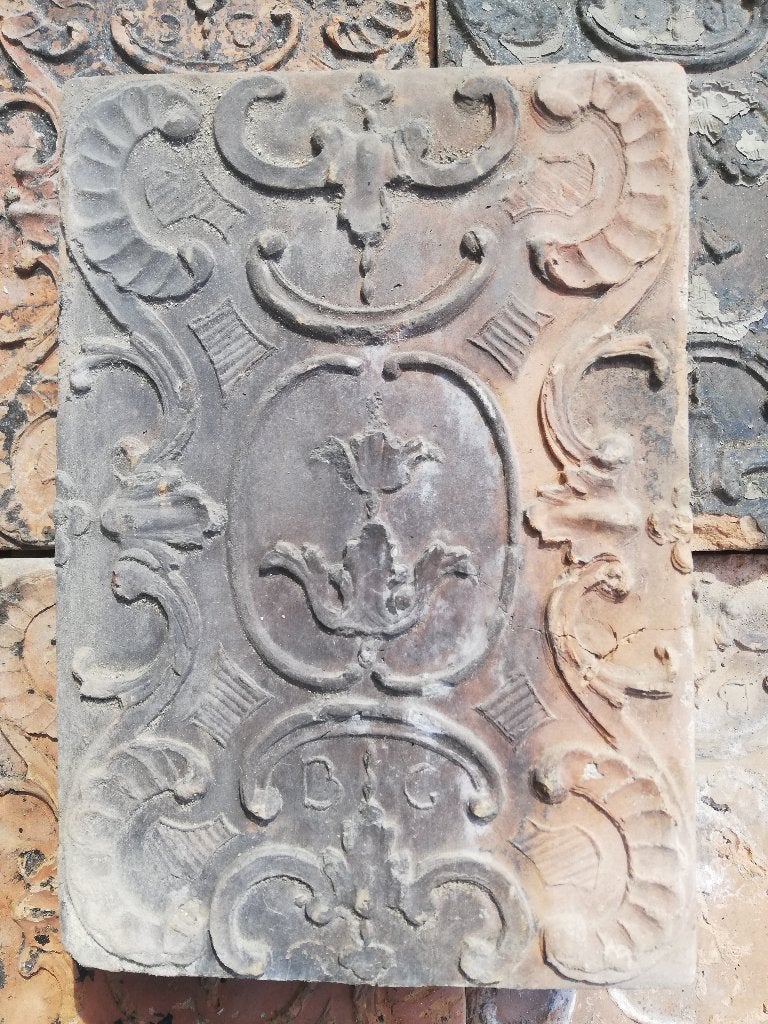 Liège: terracotta bakstenen aan het einde van de 18e, Antiek en Kunst, Antiek | Keramiek en Aardewerk, Ophalen
