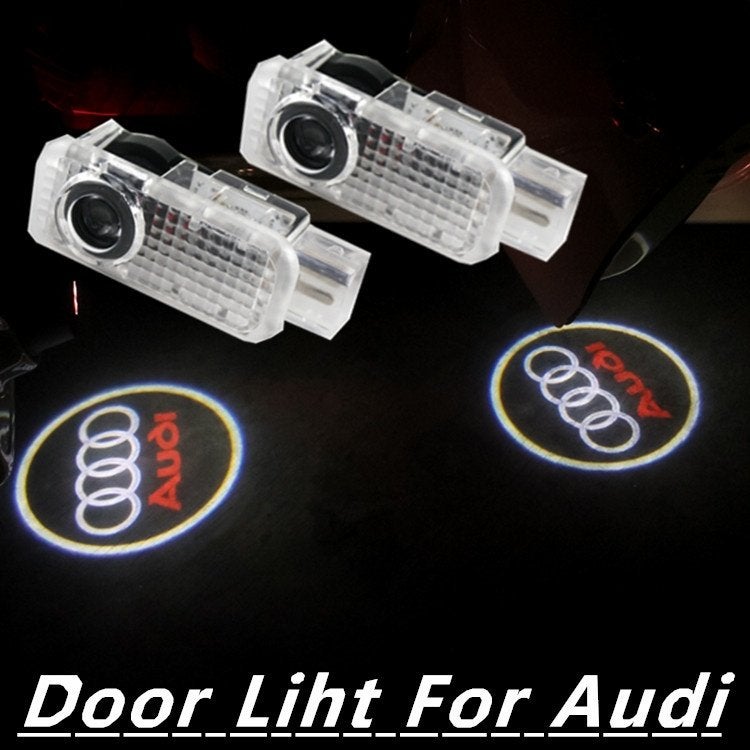 Logo lumière projecteur emblème pour bmw,vw,audi.. Originale, Enlèvement ou Envoi, Neuf, Audi, Porte