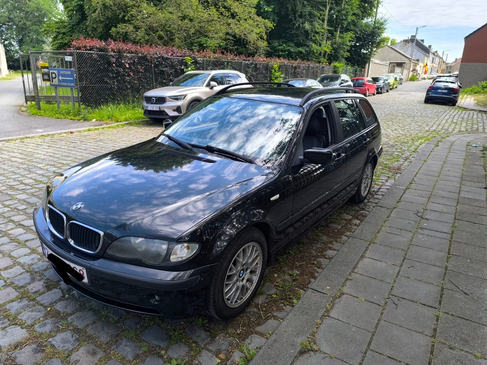 BMW e46 touring, Auto's, BMW, Achterwielaandrijving, 4 cilinders, Zwart, Leder