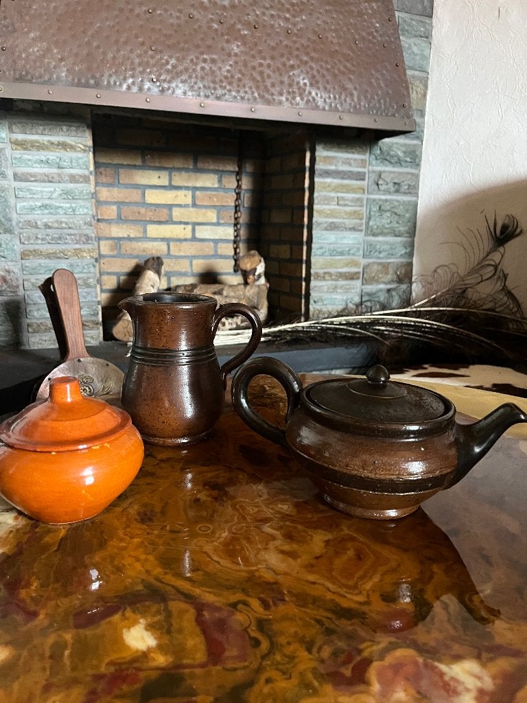 vintage koffie- of theeset, Ophalen