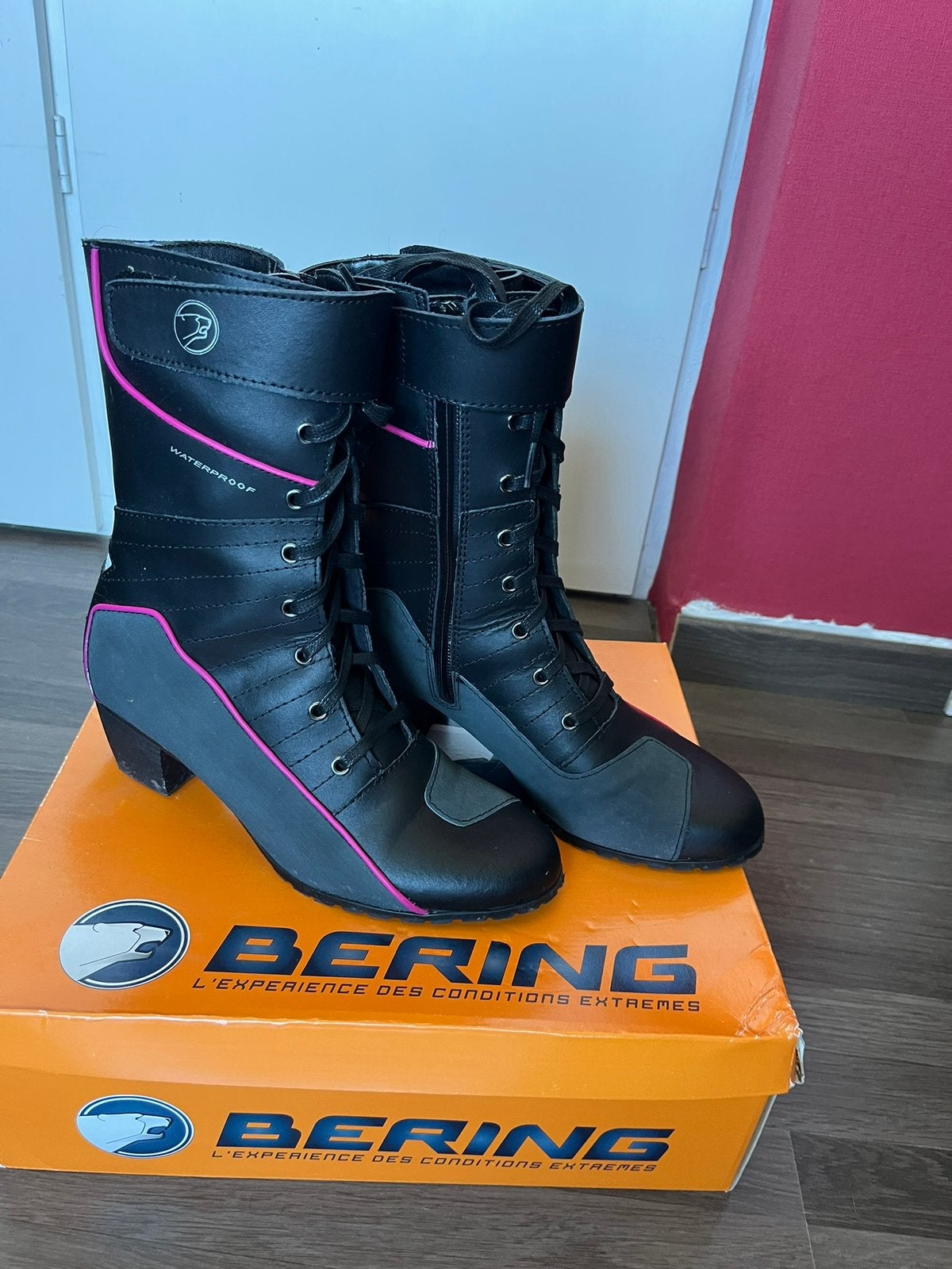Moto schoenen dames, Motoren, Ophalen of Verzenden, Tweedehands, Dames, Laarzen