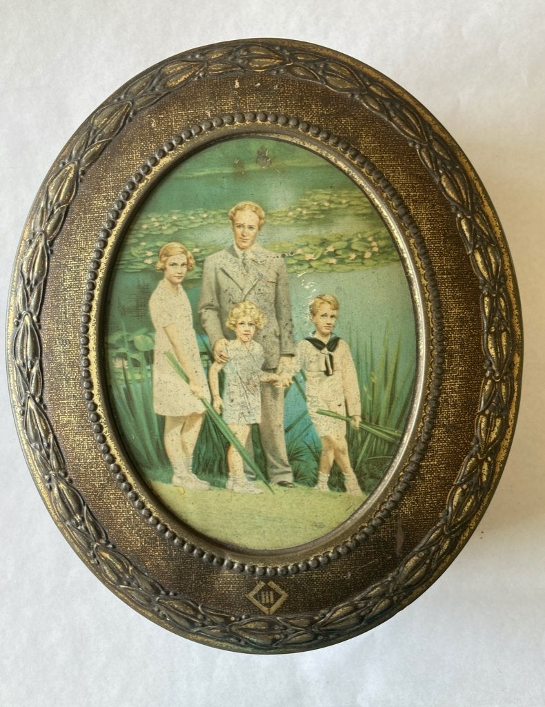 Boîte en fer blanc de la Maison Royale de Belgique, Collections, Enlèvement ou Envoi, Utilisé, Autre, Autres marques