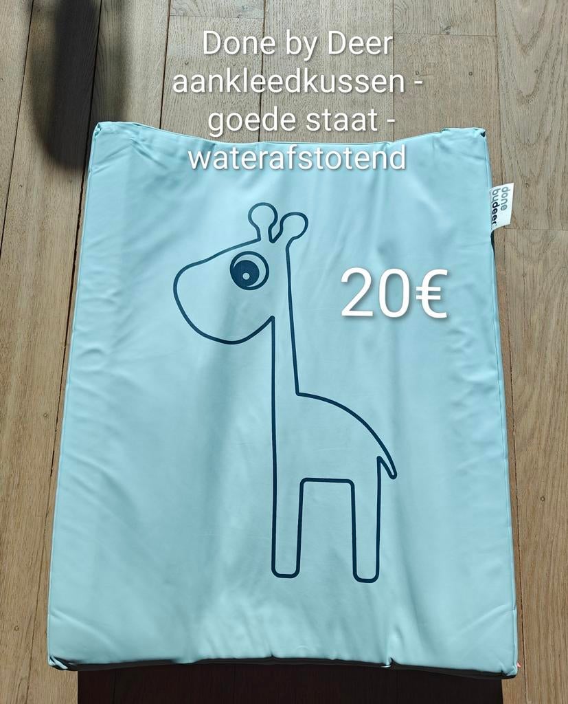 Done by Deer aankleedkussen -  goede staat - waterafstotend, Gebruikt, Aankleedkussen, Standaard, Ophalen