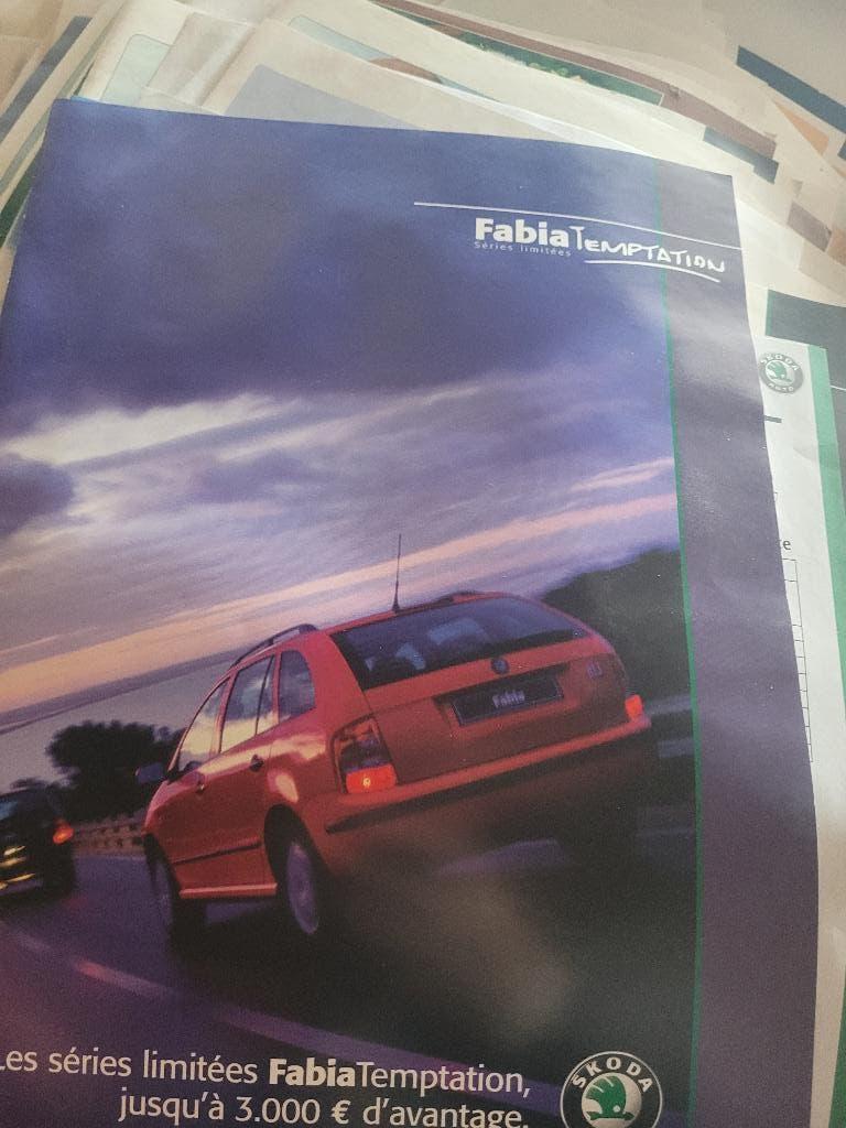 Reclamecatalogus van Skoda Fabia - Temptation-serie, Boeken, Auto's | Folders en Tijdschriften, Zo goed als nieuw, Ophalen