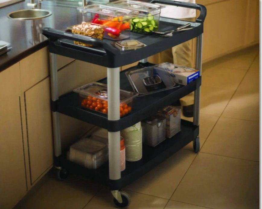 Serveerwagen - Tafelwagen Rubbermaid, Ophalen, Nieuw zonder verpakking, Hotelinrichting