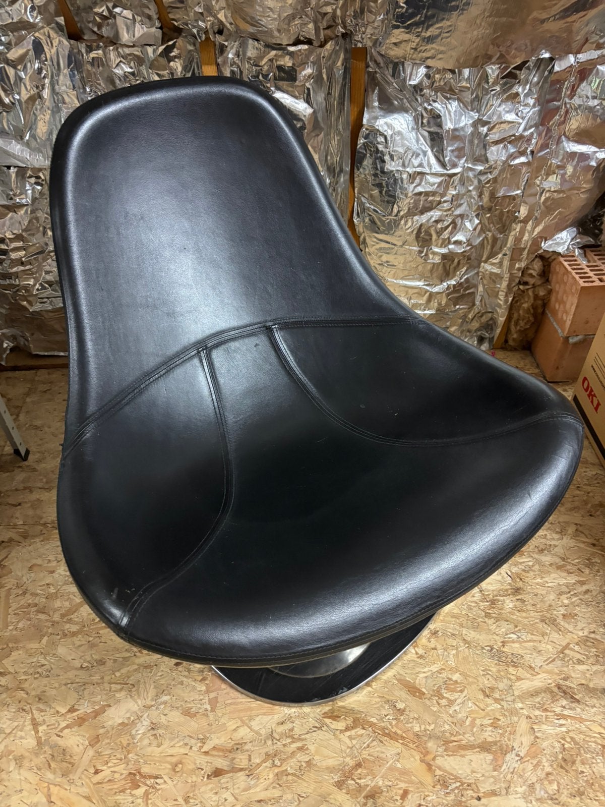 Draaibare loungefauteuil, Enlèvement, Utilisé, Synthétique, 75 à 100 cm